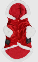 Santa Velvet Hoodie By Parisian Pet