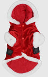 Santa Velvet Hoodie By Parisian Pet