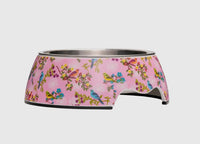 Rosy Pink Paradise Floral Avenue Classic Bowl By PawStory