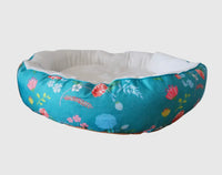 Atlas Green Floral Avenue Soft Sleeper Bed By PawStory
