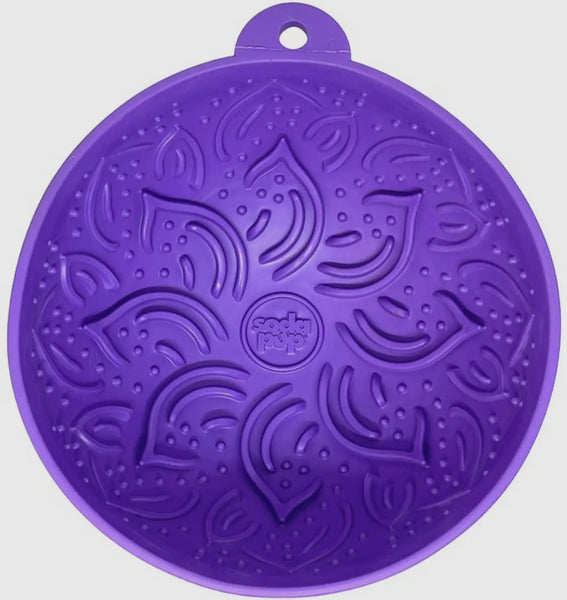 Garden Of Eatin’ Purple Tipsy Enrichment Lick Bowl By SodaPup