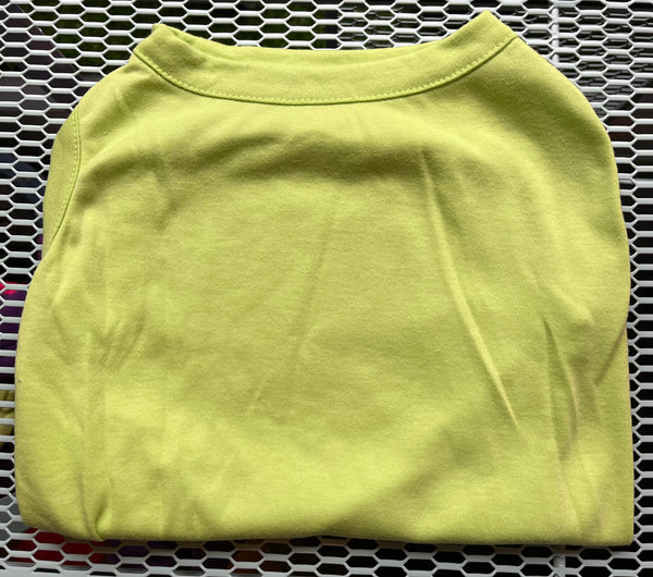 Lime Green Dog T-Shirt