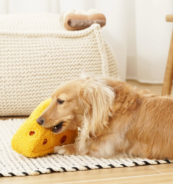 Fromage Cheese Snuffle Toy By Lambwolf Collective