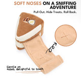 Hazelnut Cake Slice Nosework Toy By Chewffon
