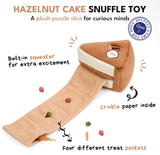 Hazelnut Cake Slice Nosework Toy By Chewffon
