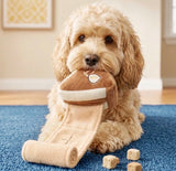 Hazelnut Cake Slice Nosework Toy By Chewffon
