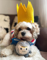 Yellow Felt Handmade Crown By Urban Tails