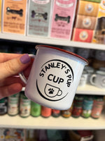 Name Pup Cup Enamel Cup By Urban Tails