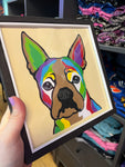 Boston Terrier Paper-Cut Artwork By Houndy Ever After Crafts