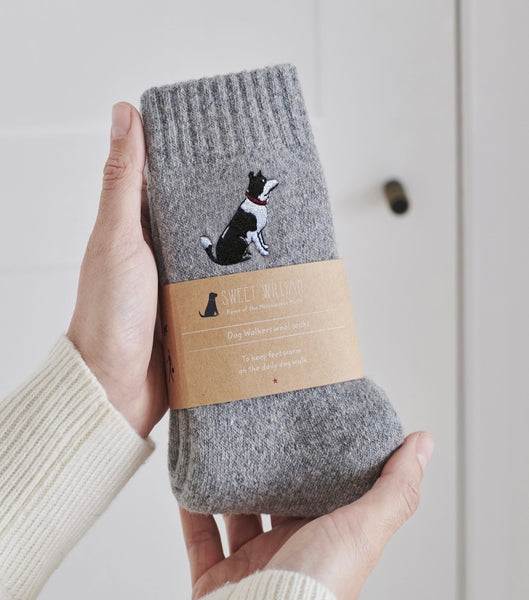 Border Collie Dog Walkers Socks By Sweet William