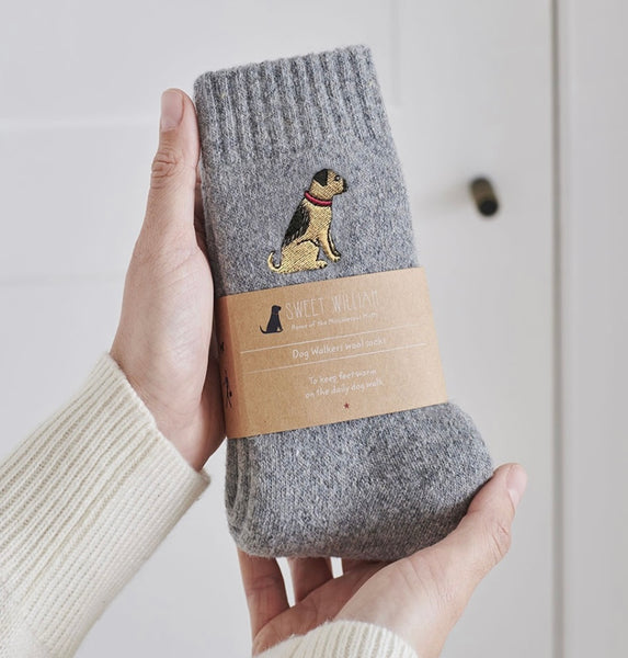 Border Terrier Dog Walkers Socks By Sweet William