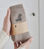 Chocolate Cockapoo Dog Walkers Socks By Sweet William