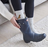 Golden Cocker Spaniel Dog Walkers Socks By Sweet William