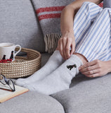 Black Schnauzer Dog Walkers Socks By Sweet William