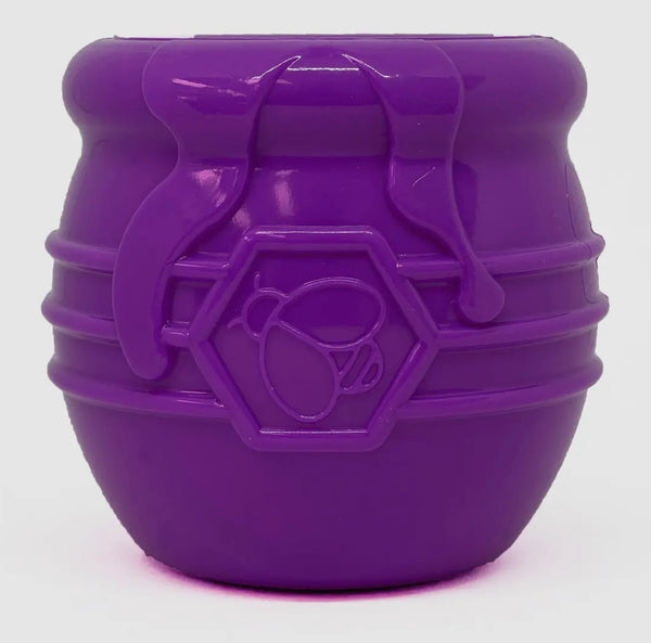 Limited Edition Purple Honey Pot Treat Dispenser Chew Toy By SodaPup