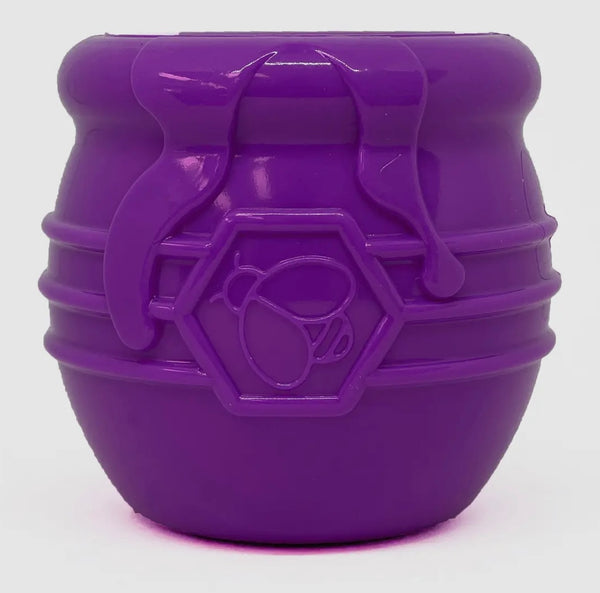 Limited Edition Purple Honey Pot Treat Dispenser Chew Toy By SodaPup