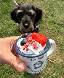 But First Let Me Get A Pup Cup Enamel Cup By Urban Tails