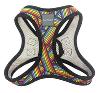 Rainbow Northcote Stripe Step In Dog Harness By Fuzzyard