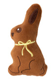 Chocolate Bunny Plush Easter Dog Toy By FuzzYard