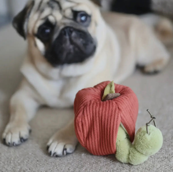 Apple Snuffle Toy By Lambwolf Collective