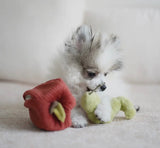 Apple Snuffle Toy By Lambwolf Collective