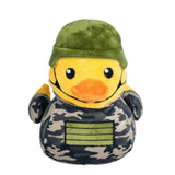 Waddle Squad Duck Commanduck Army Dog Toy By FuzzYard