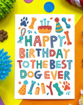 Happy Birthday Edible Dog Birthday Card By Scoff Paper
