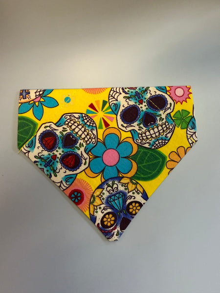 Día de los Muertos Bandana Handmade By Urban Tails
