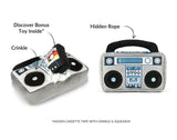 Boom Box Music Hidden Plush Dog Toy By P.L.A.Y