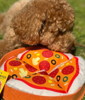 Pupperroni Pizza Interactive Enrichment Toy By Wuf Wuf