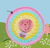 Foldable Colourful Flower Snuffle Enrichment Mat By CheerHunting