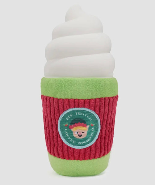 Elf Coffee Rubber Toy By Hugsmart