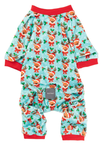 Blitzen Blizzard Christmas Dog Pyjamas By FuzzYard
