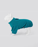 Teal Green Outdoor Fleece Dog Jacket By Hugo & Hudson