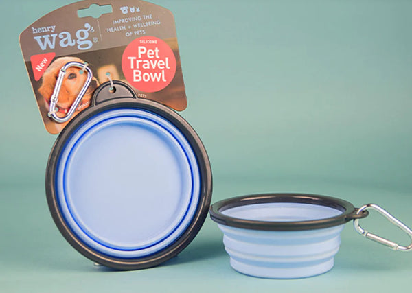 Blue Travel Bowl 750ml By Henry Wag