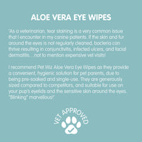 Aloe Vera Eye Wipes By Pet Wiz
