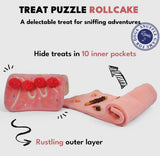 Swiss Roll Cake Snuffle Toy By Chewffon
