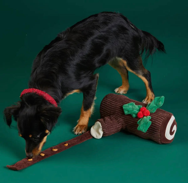Yule Log Snuffle Toy By The Foggy Dog