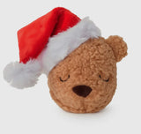 Santa Teddy Bounce Ball Toy By The Foggy Dog