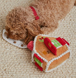 Gingerbread House Snuffle Toy By The Foggy Dog