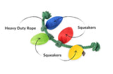 Christmas Lights Dog Toy By P.L.A.Y