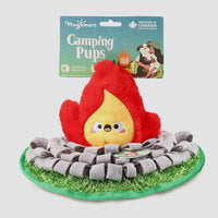 Camping Pups Snuffle Campsite Fire Dog Toy By Hugsmart