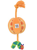 The Very Hungry Caterpillar Orange Rope Dog Toy By Happy Pet