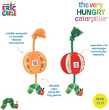 The Very Hungry Caterpillar Apple Rope Dog Toy By Happy Pet