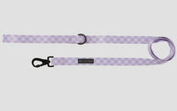 Gingham Berry Dog Lead By Big & Little Dogs