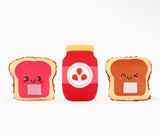 Sandwich Trio Dog Toy By Hugsmart