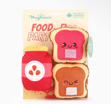 Sandwich Trio Dog Toy By Hugsmart