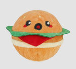 Burger Ball Dog Toy By Hugsmart