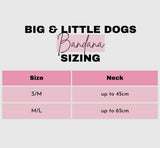 Pink Balloon Dog Cooling Dog Bandana By Big & Little Dogs