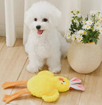 Easter Bunny Chick Dog Toy By Hugsmart